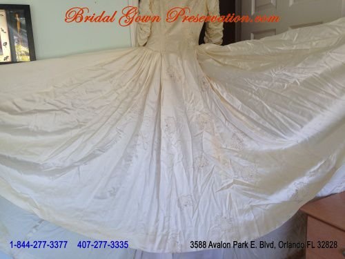 Old Wedding Gown Restoration