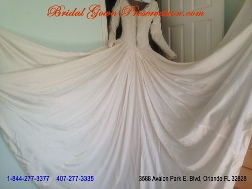 Old Wedding Gown Restoration